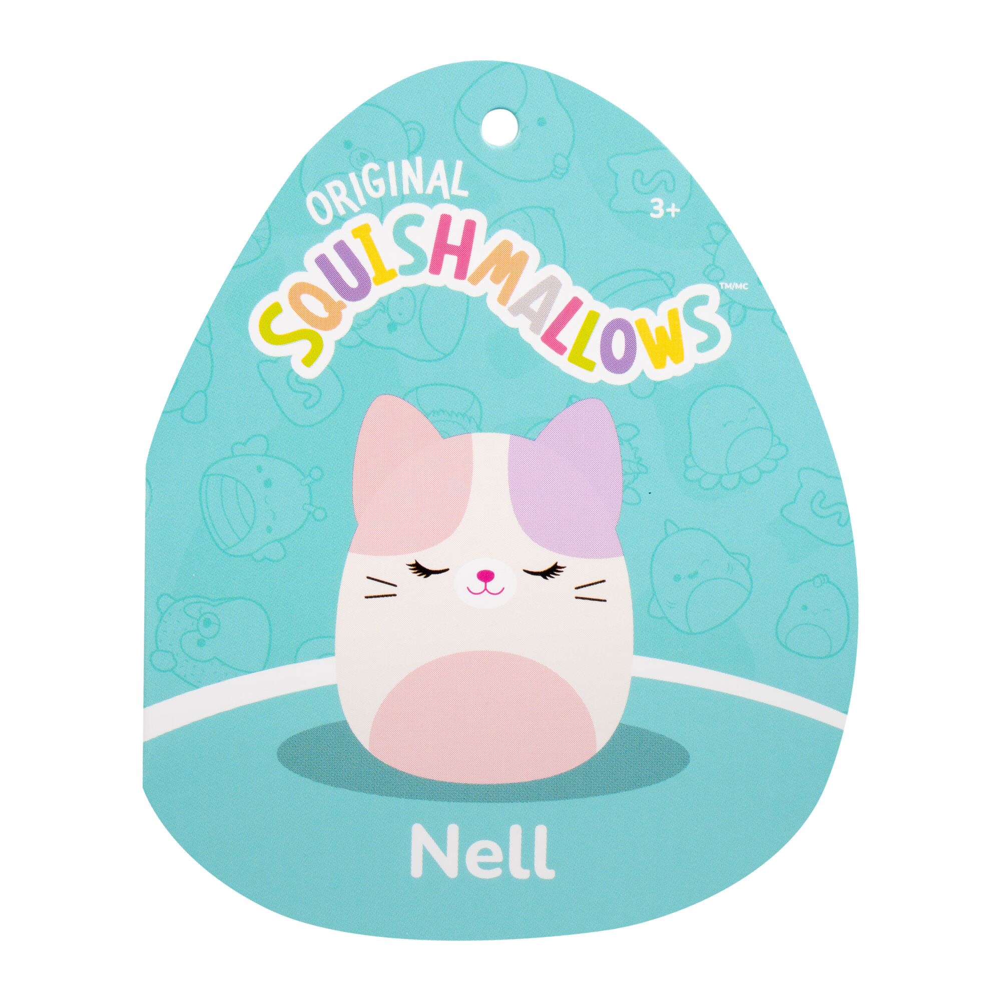 8-Inch Nell the Pink And Purple Calico Cat - Image 5