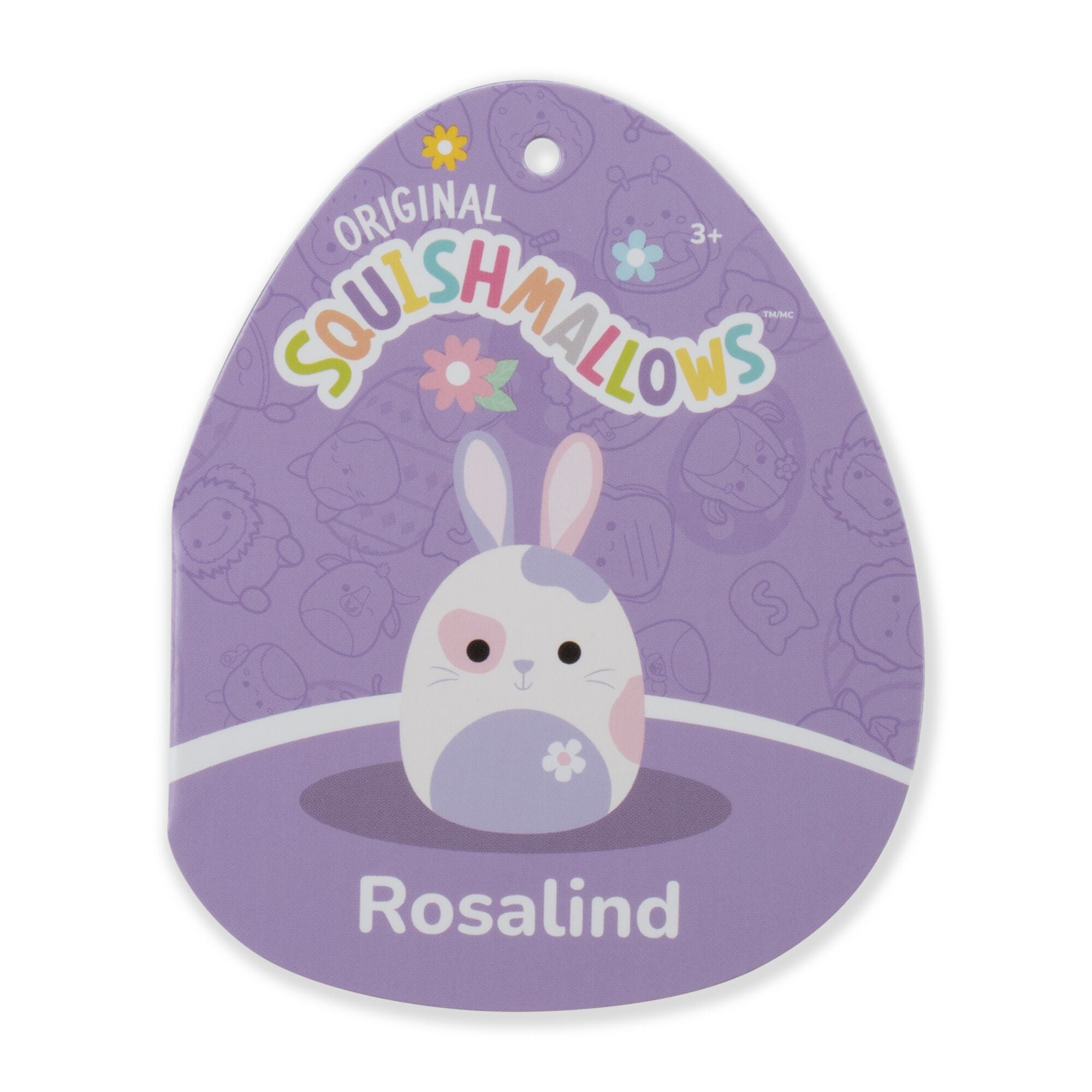 8-Inch Rosalind the Pink and Periwinkle Dutch Rabbit - Image 5