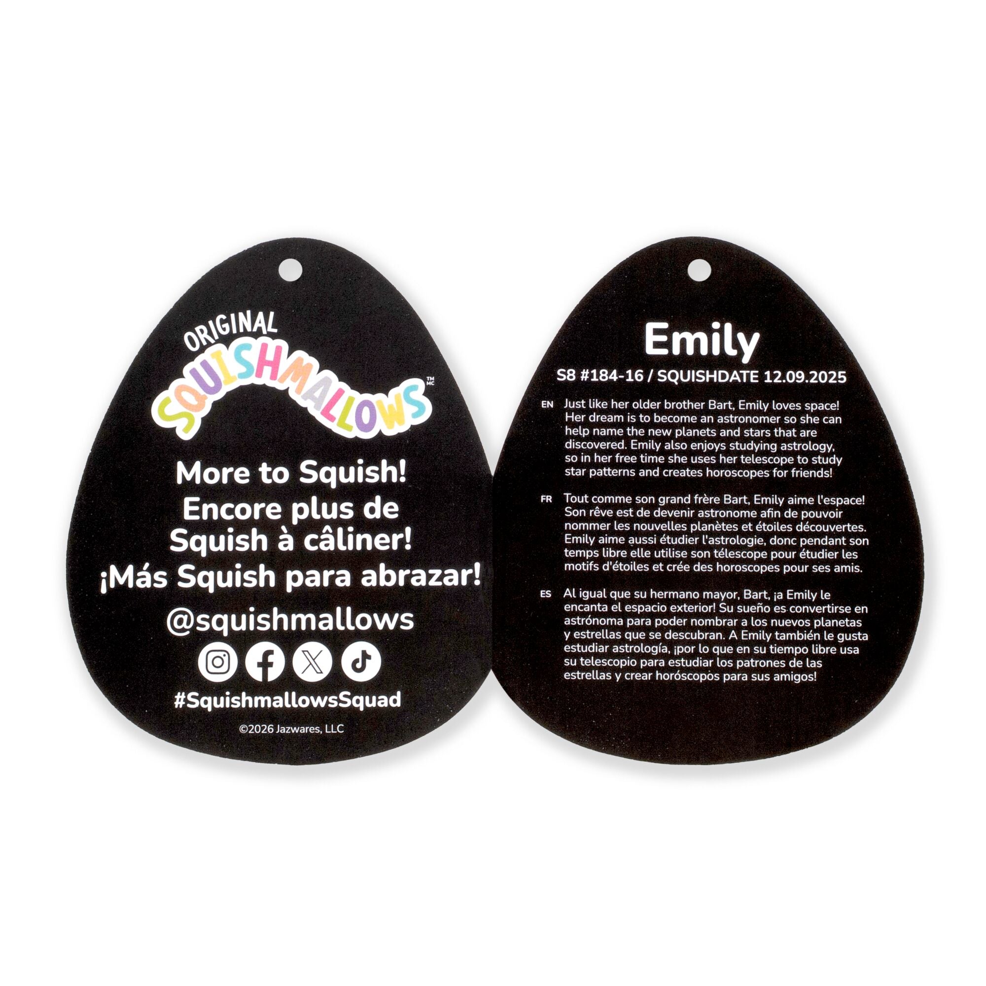 8-Inch Emily the Pumpkin Bat - Image 7