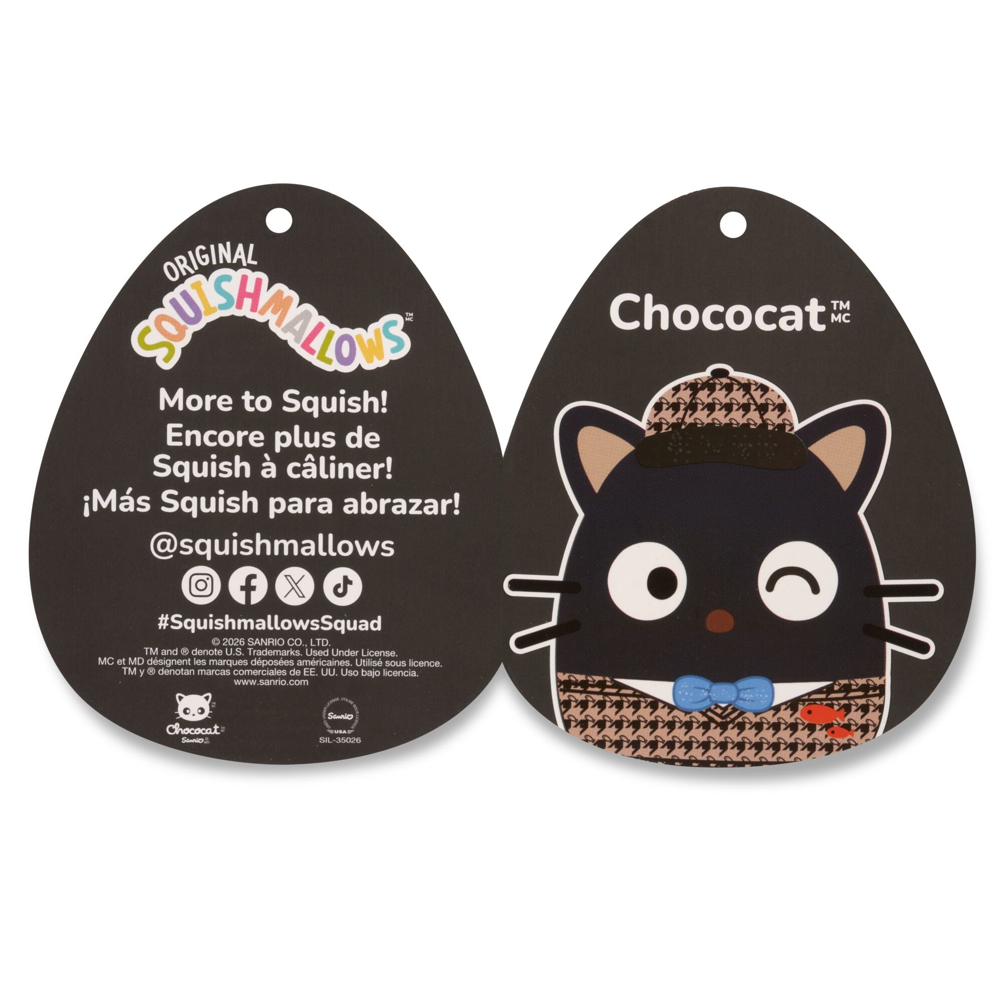 Hello Kitty and Friends 12-Inch Chococat Anniversary Squishmallows - Image 7