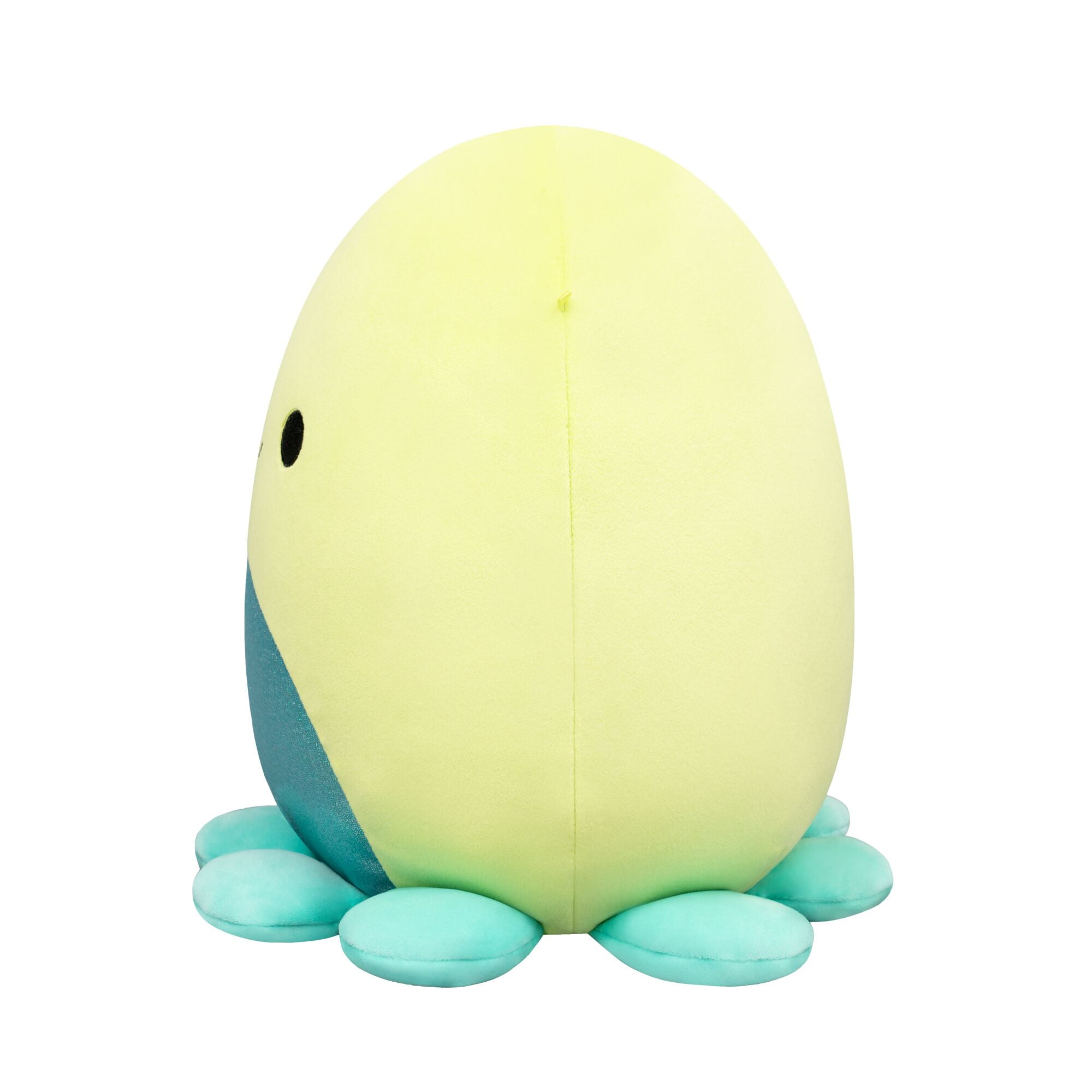 12-Inch Orphie the Lime Green Octopus with Teal Tentacles - Image 3