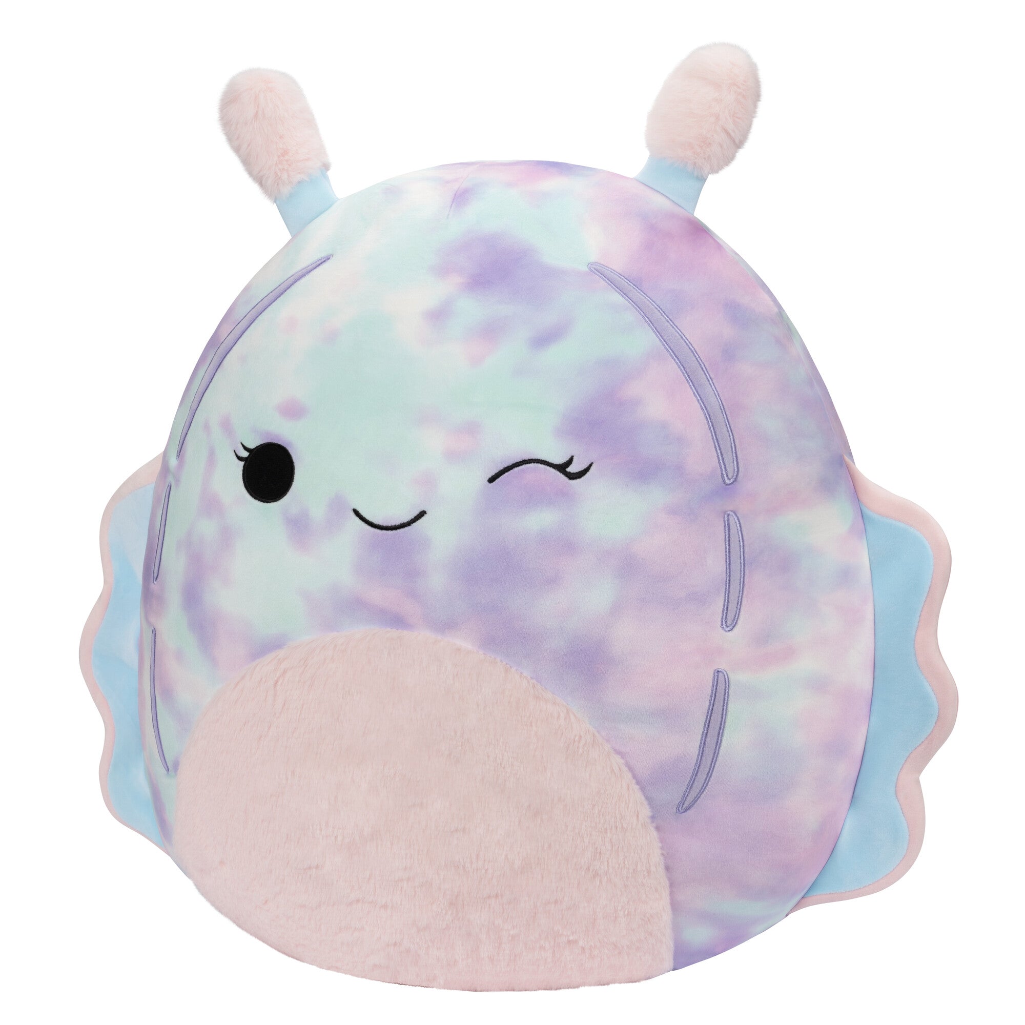 14-Inch Dottie Pink and Blue Tie-Dye Sea Slug - Image 2