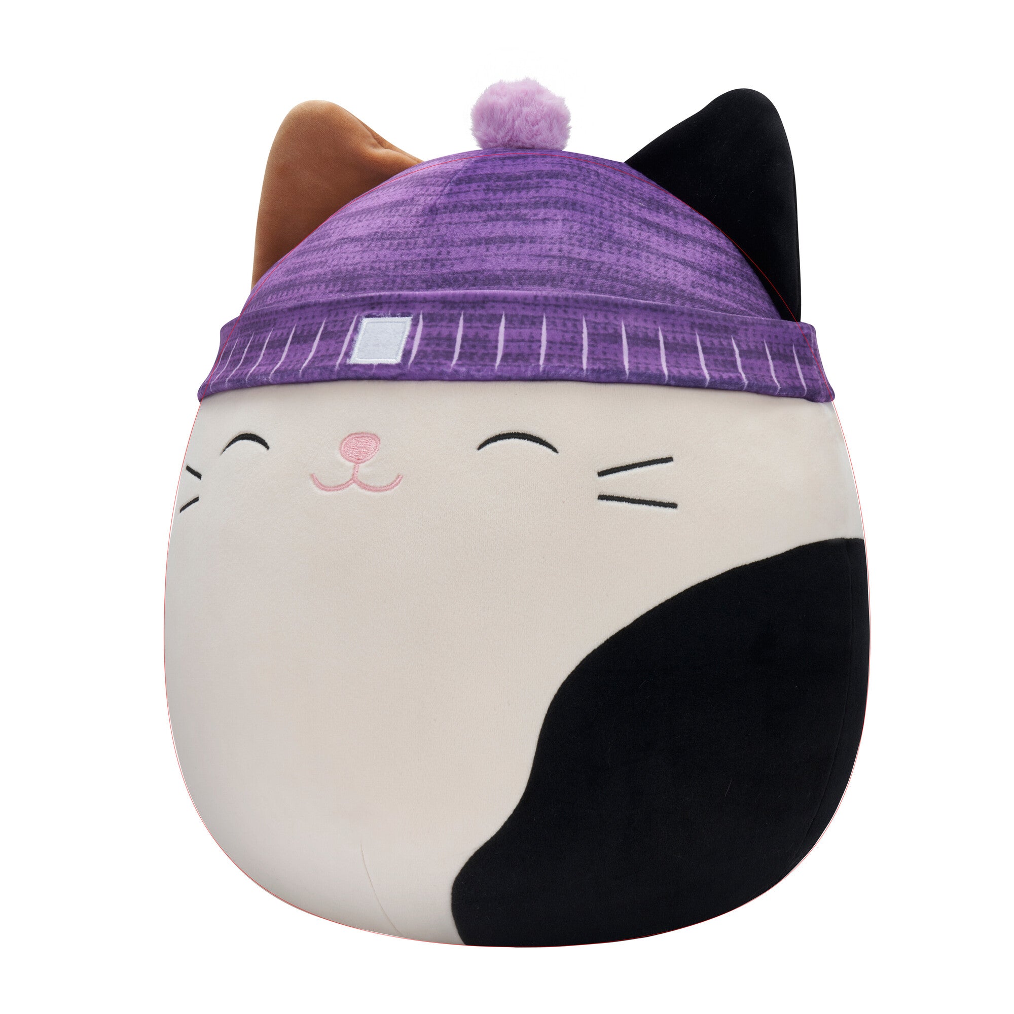 14-Inch Cam Calico Cat with Purple Hat - Image 3