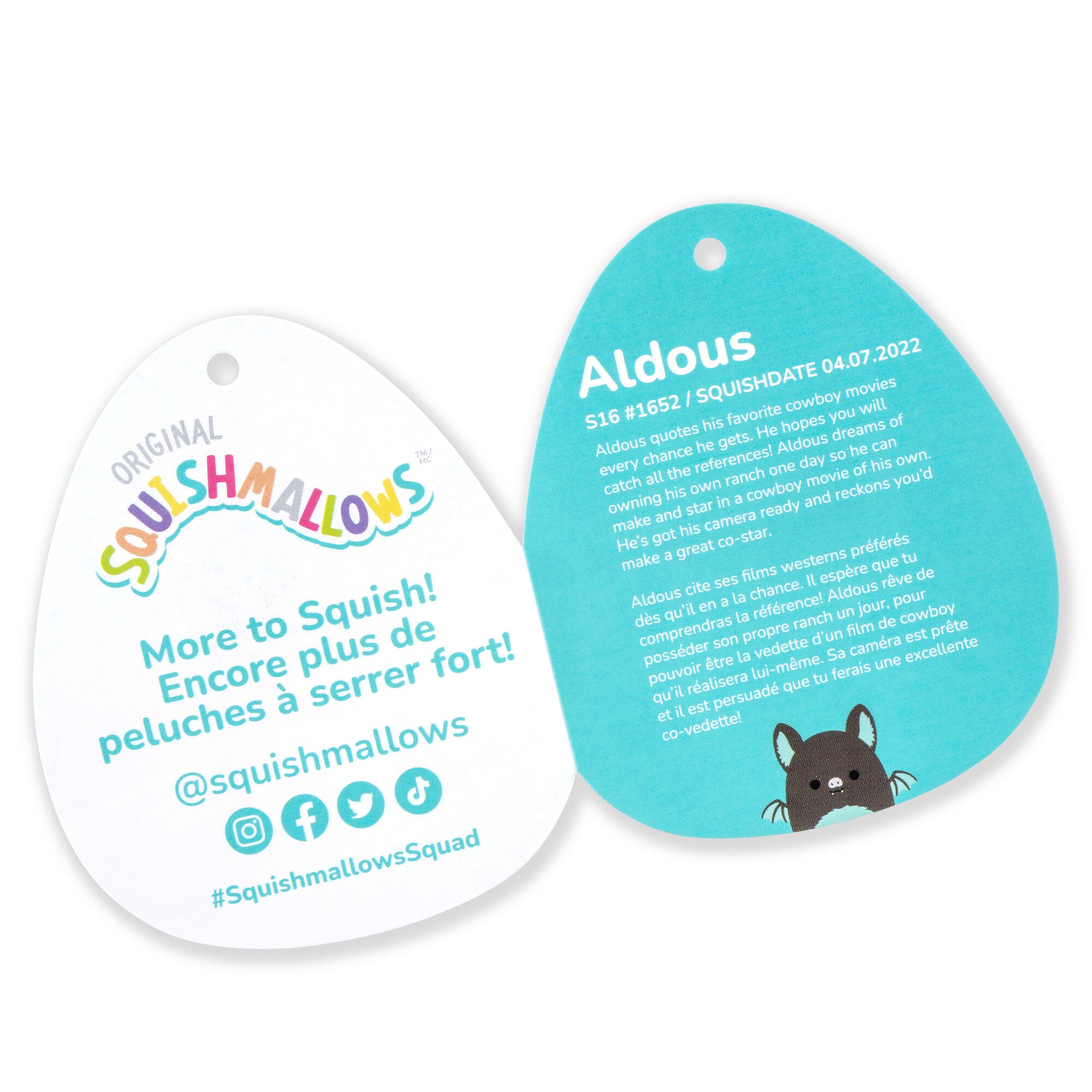 12-Inch Aldous the Black and Teal Fruit Bat - Image 6