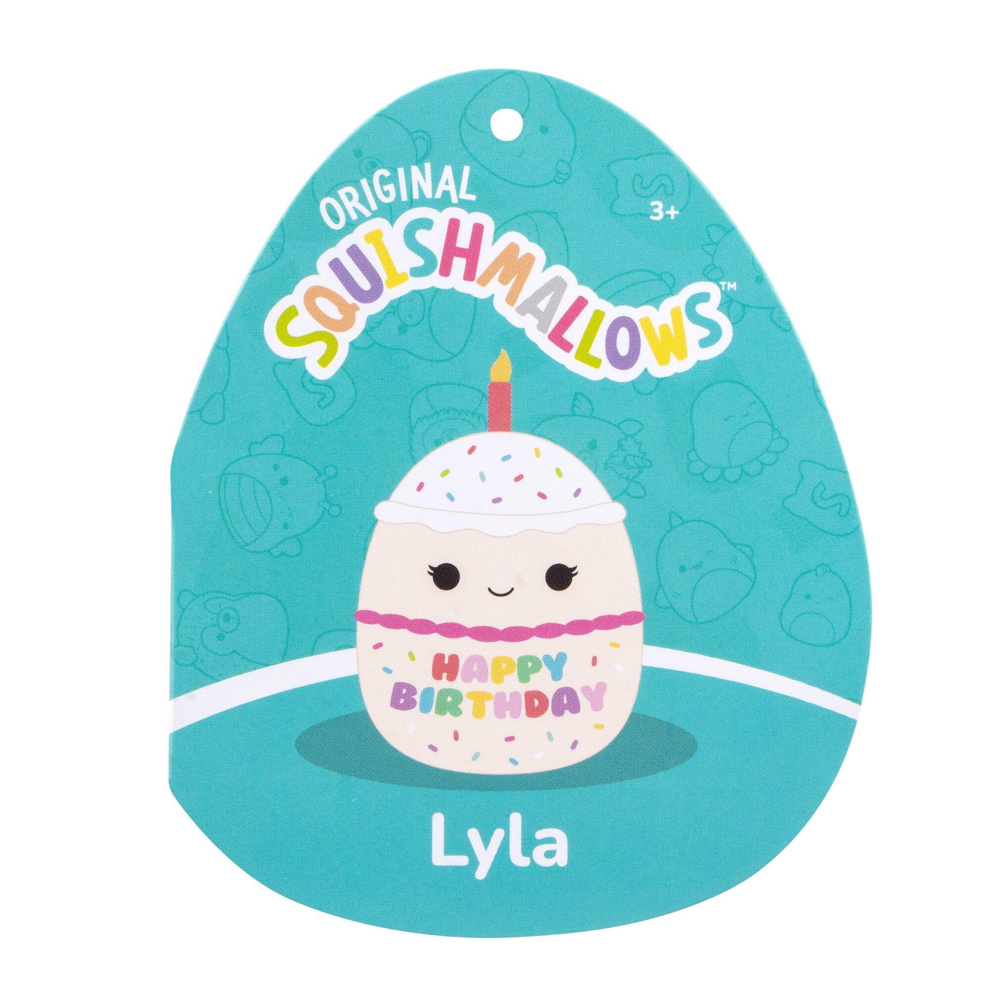 14-Inch Lyla Vanilla Birthday Cake With Rainbow Sprinkles Embroidery - Image 5