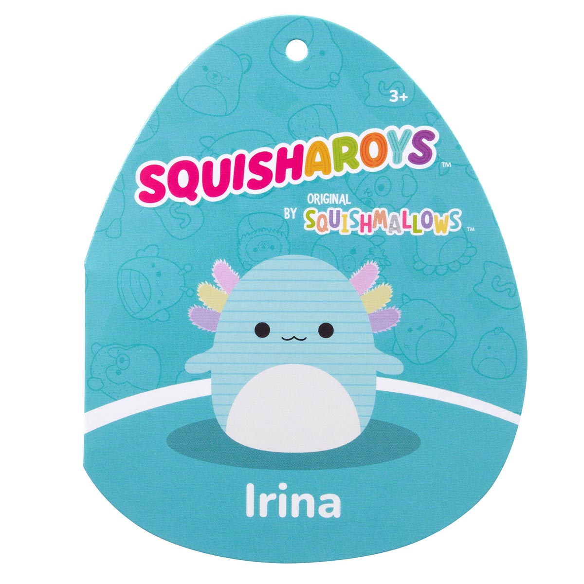 8-Inch Irina the Teal Corduroy Axolotl - Image 5