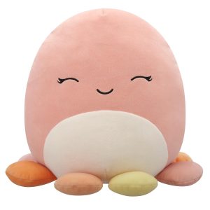 12-Inch Melina the Happy Peach Octopus