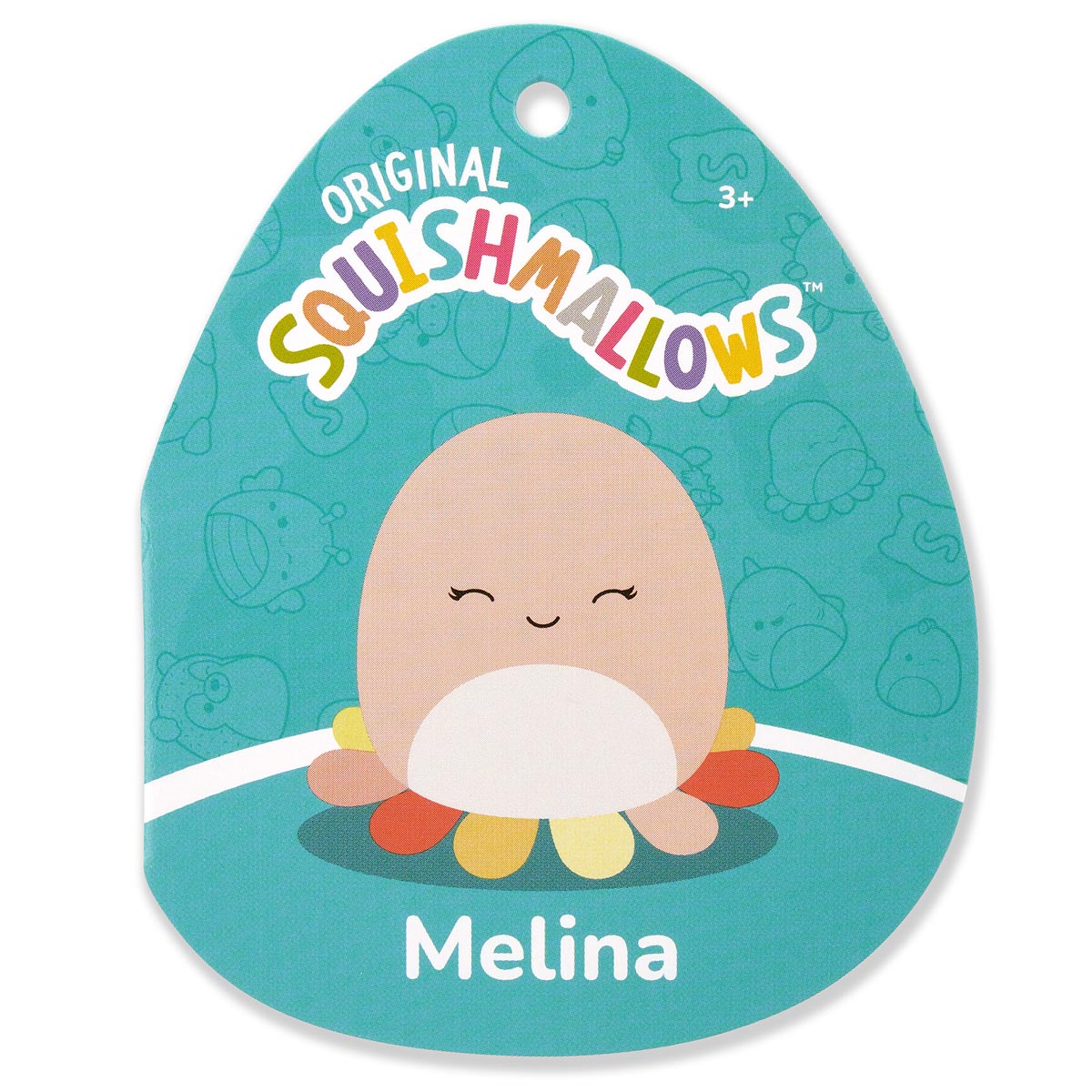 12-Inch Melina the Happy Peach Octopus - Image 5