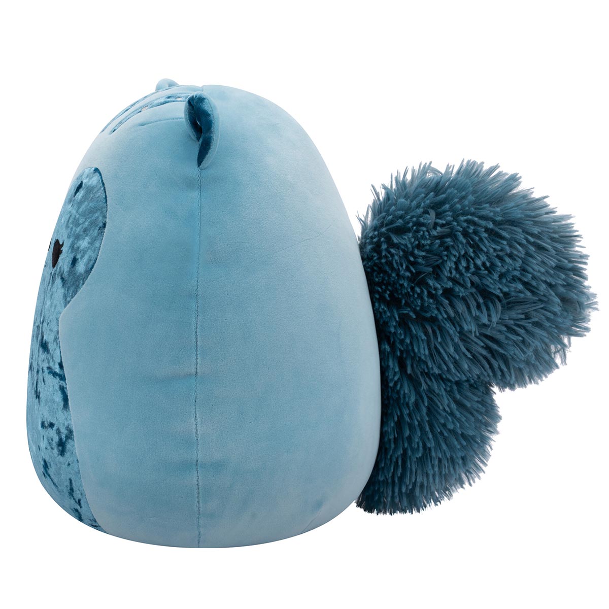 14-Inch Brunhilda the Blue Tonal Squirrel with Velvet Accents - Image 3