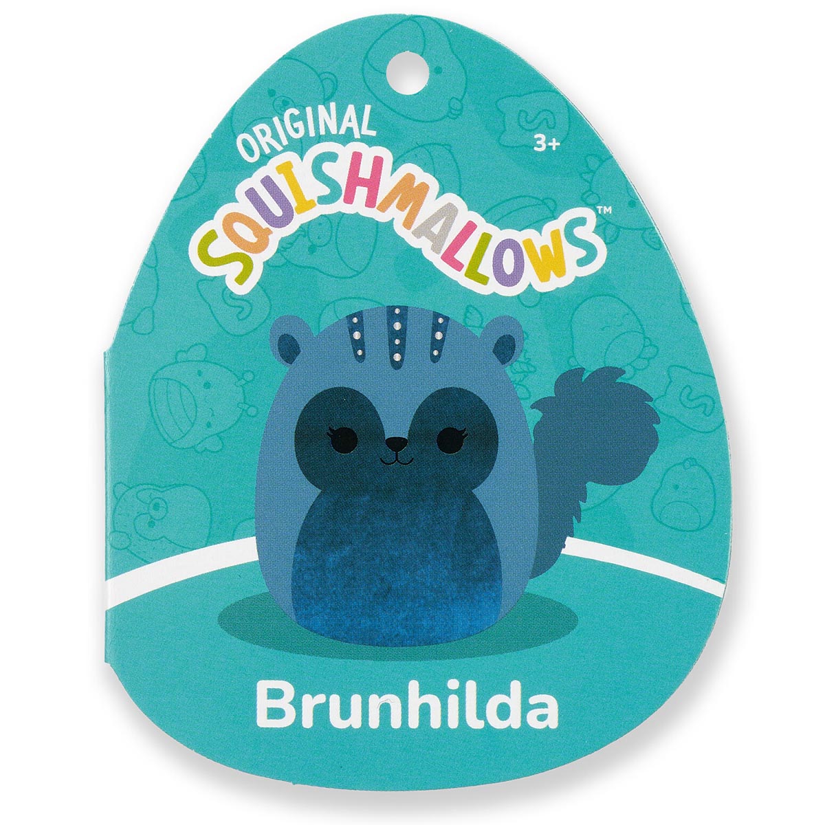 14-Inch Brunhilda the Blue Tonal Squirrel with Velvet Accents - Image 5