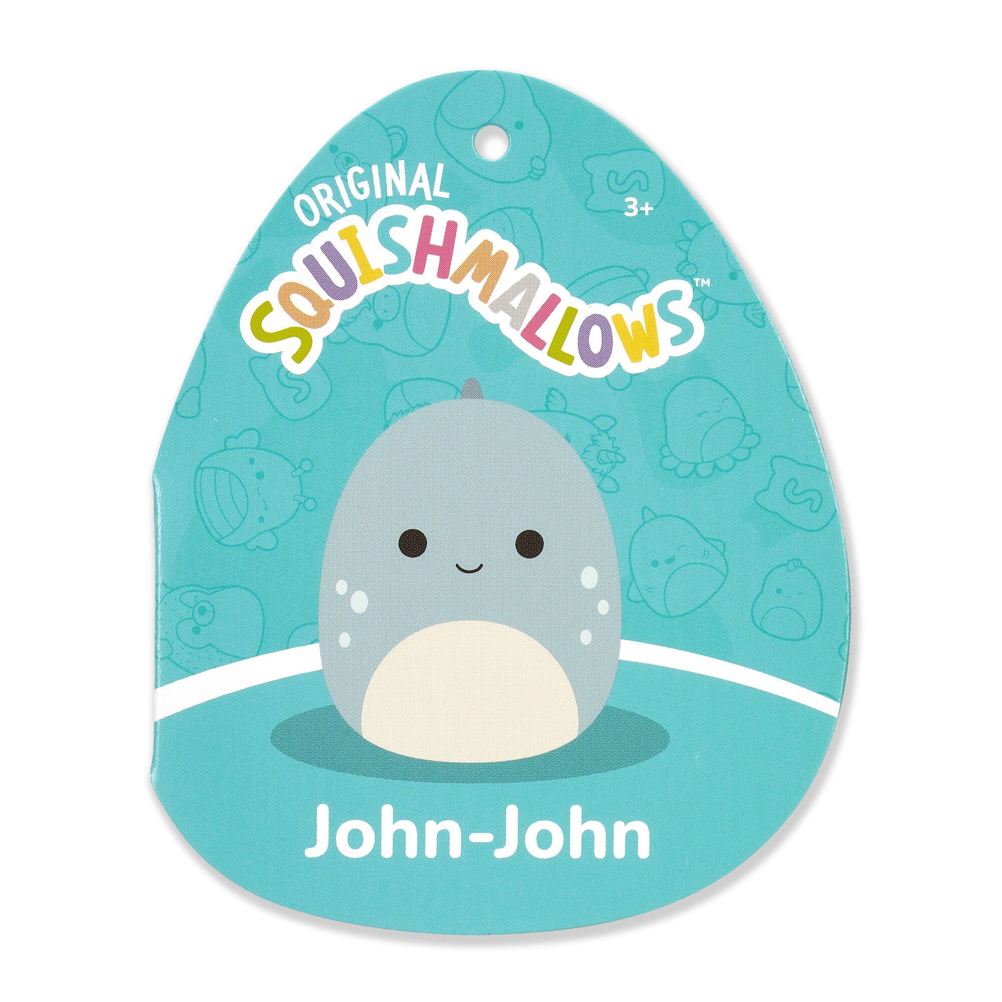 16-Inch John-John the Slate Blue Dino With White Belly - Image 5
