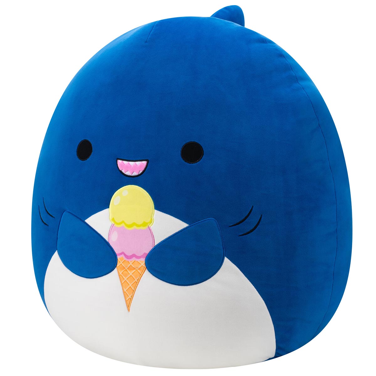 20-Inch Mav the Blue Shark Holding Ice Cream - Image 2