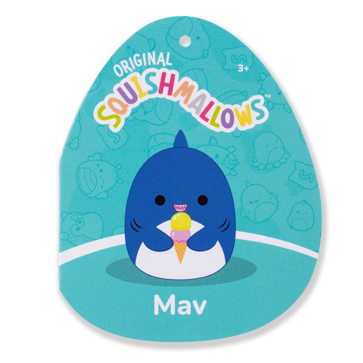20-Inch Mav the Blue Shark Holding Ice Cream - Image 6