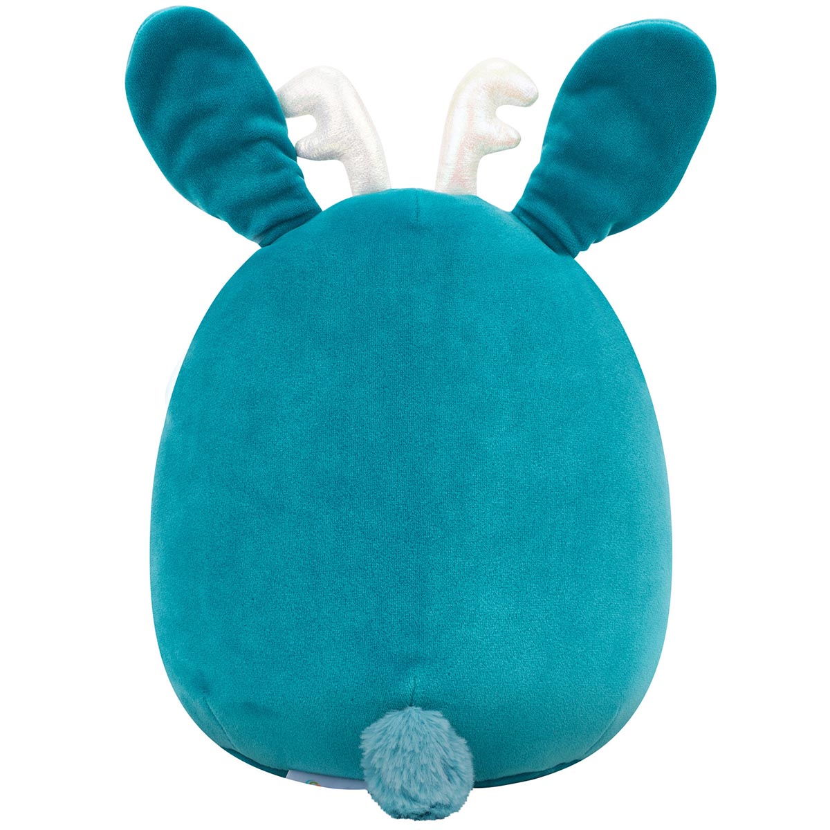 8-Inch Aspen the Sea Green Jackalope with Iridescent Horns - Image 4