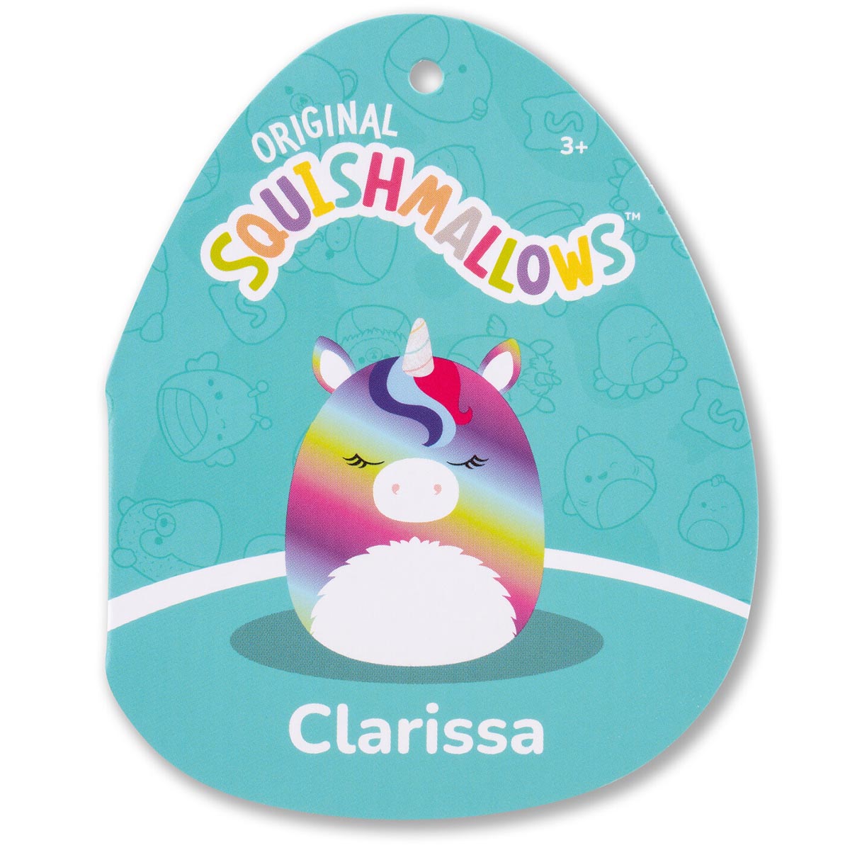 8-Inch Clarissa the Rainbow Unicorn with Fuzzy Belly - Image 5