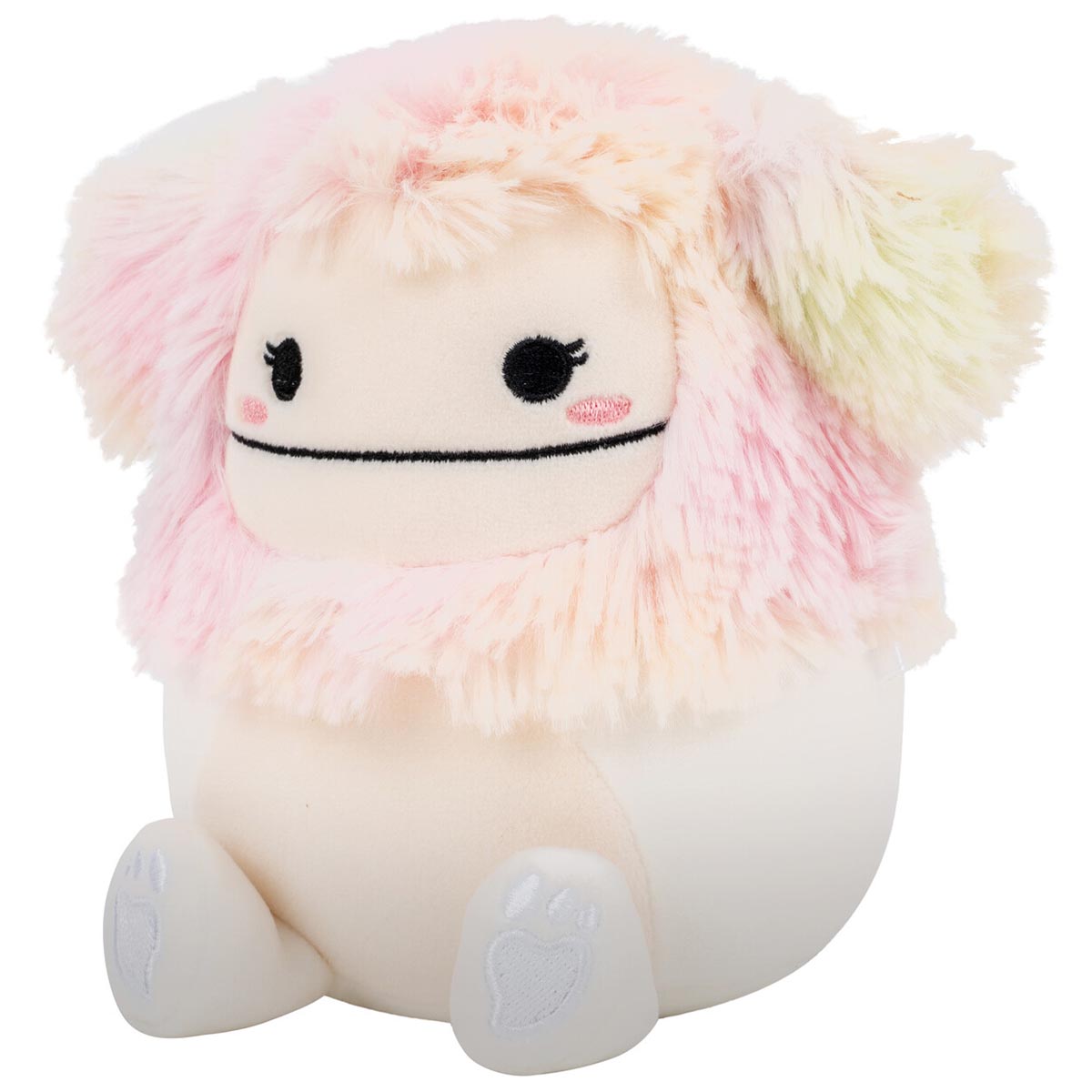 5-Inch Zaylee the White Bigfoot with Rainbow Mane - Image 2