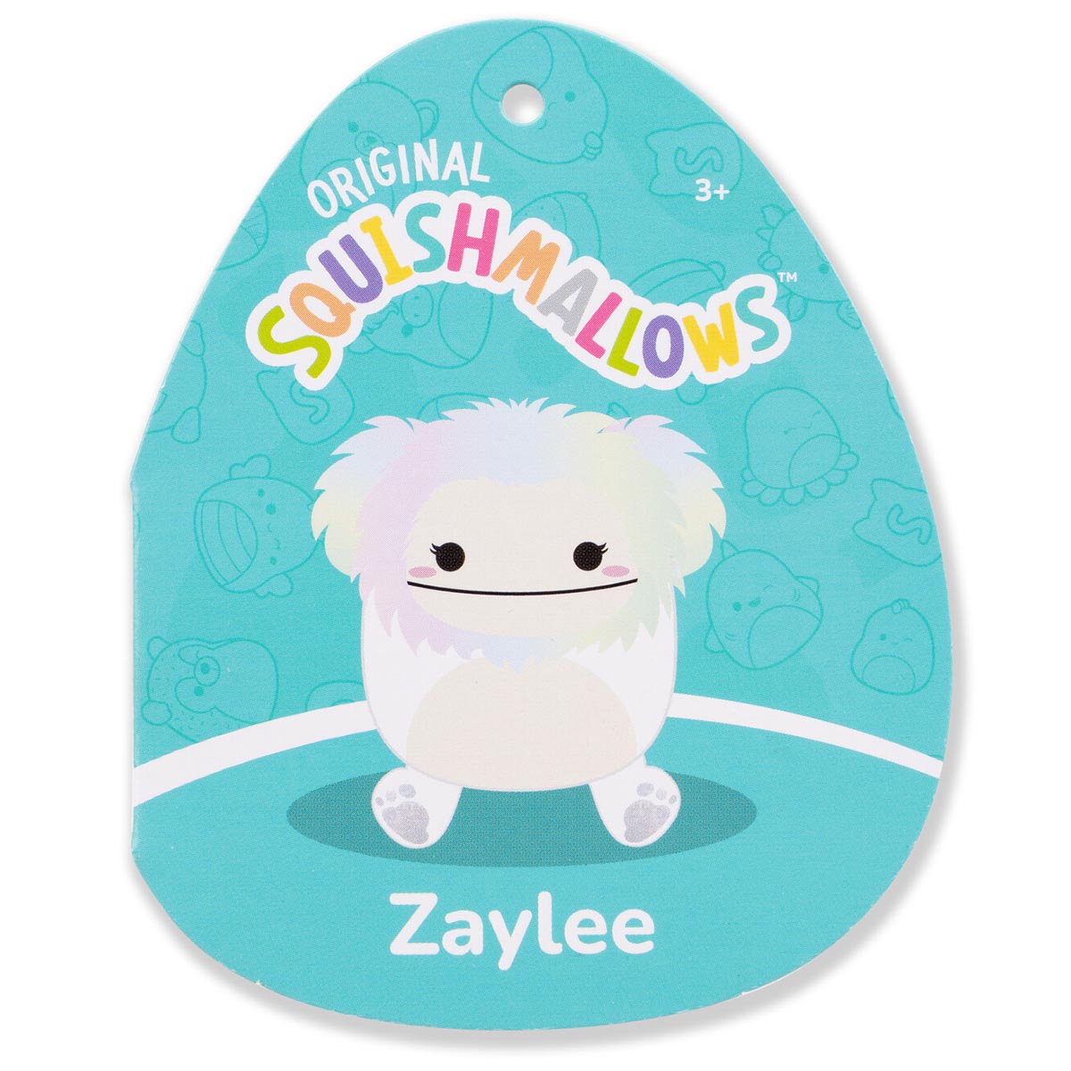 5-Inch Zaylee the White Bigfoot with Rainbow Mane - Image 5