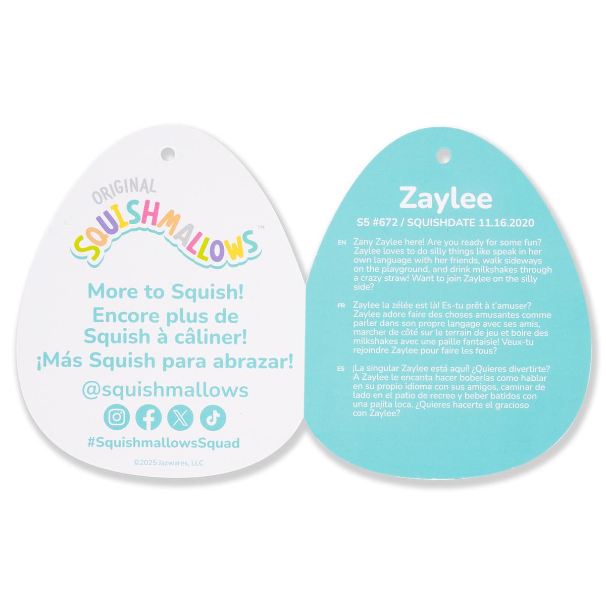 5-Inch Zaylee the White Bigfoot with Rainbow Mane - Image 6