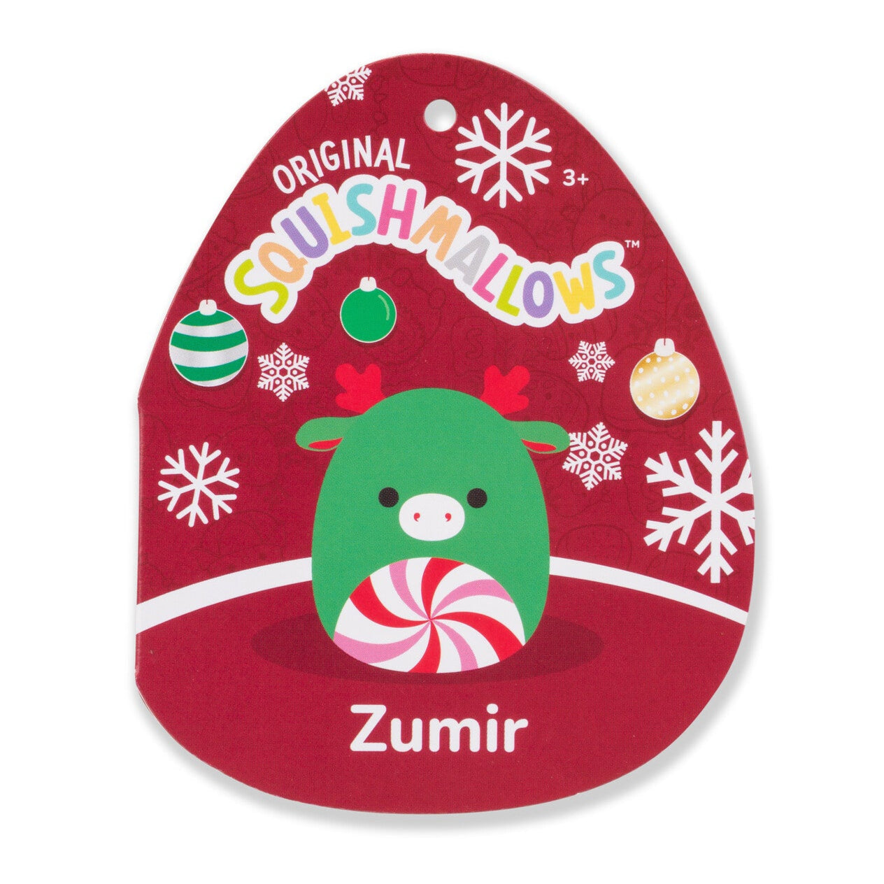 5-Inch Zumir the Green Moose with Peppermint Swirl Belly - Image 5