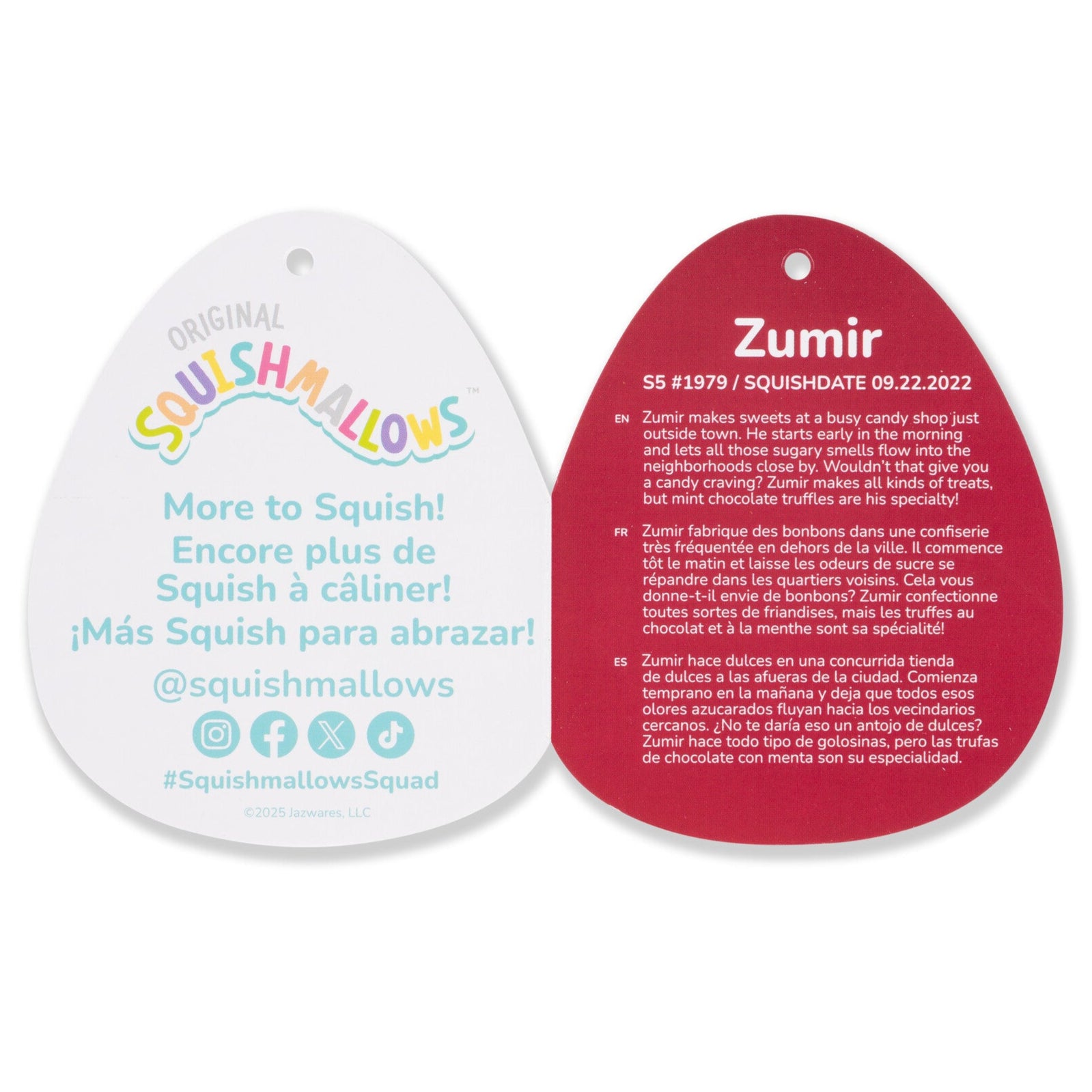 5-Inch Zumir the Green Moose with Peppermint Swirl Belly - Image 6