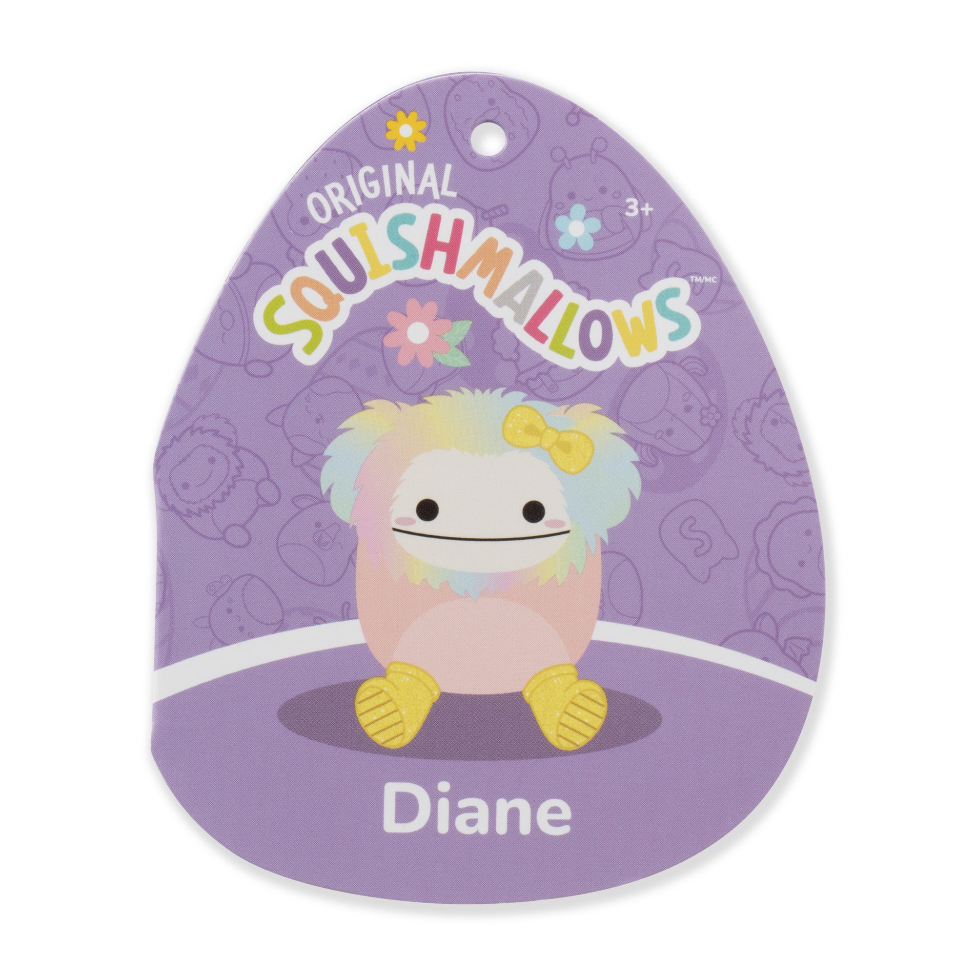 Diane the Peach Bigfoot with Yellow Rain Boots - Image 5