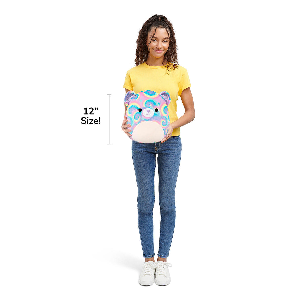 12-Inch Jonessa the Purple Psychedelic Tie-Dye Bear - Image 7