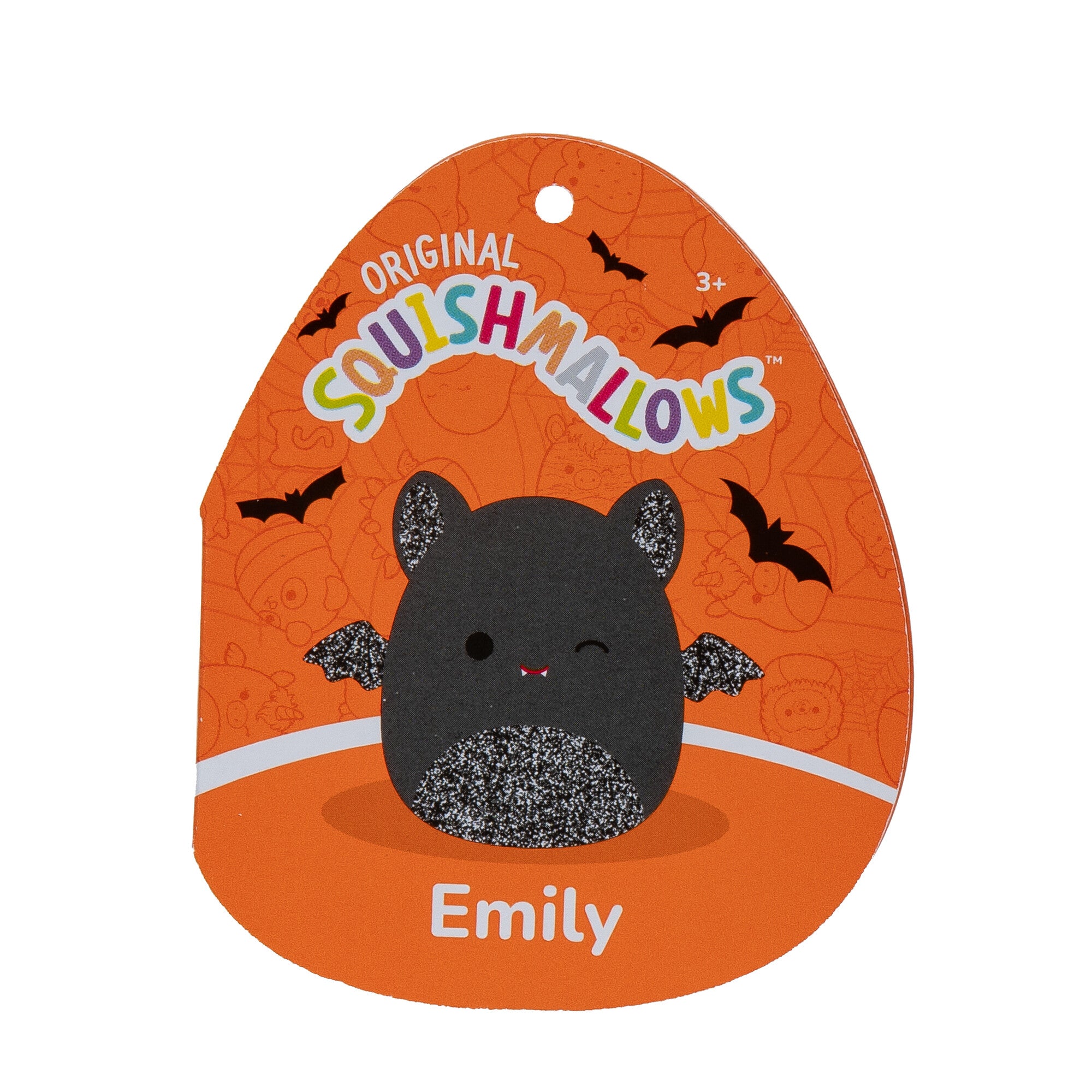 8-Inch Emily the Black Bat with Sparkly Belly - Image 5